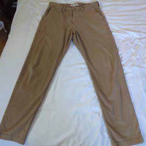 Madewell athletic slim men's chinos 33x32